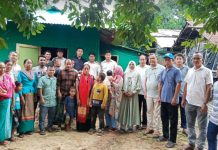 সাইক্লিস্ট রাকিবুলের মানবিকতা, কাপ্তাইয়ের অসহায় একটি পরিবারের জীবন বদলে গেল