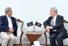 সচিবালয়ে মির্জা ফখরুল ইসলাম আলমগীরের সঙ্গে সৌজন্য সাক্ষাৎ করেন জাইকার প্রেসিডেন্ট ড. তানাকা আকিহিকো